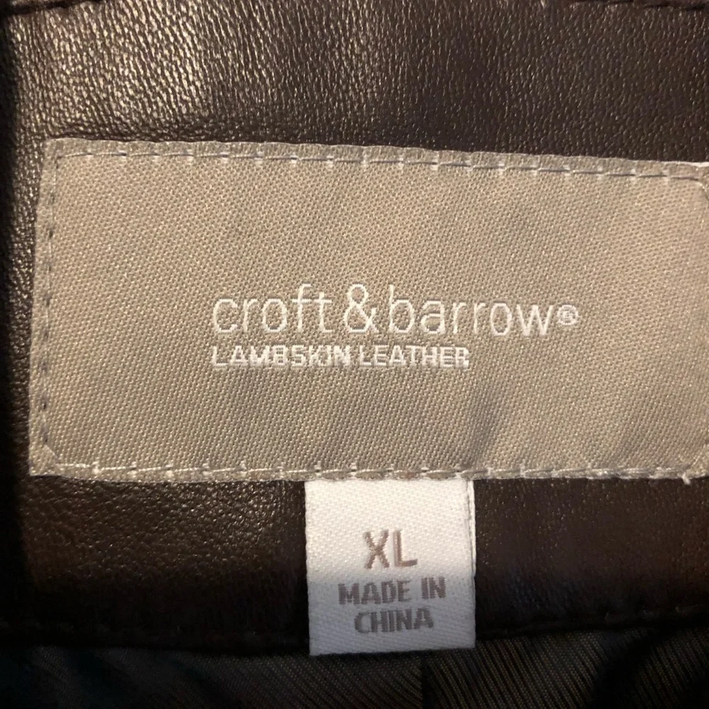 Lambskin leather jacket, EUC - Picture 5 of 5